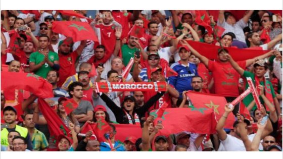 إحتفاء الإتحاد الدولي لكرة القدم بالنشيد الوطني المغربي