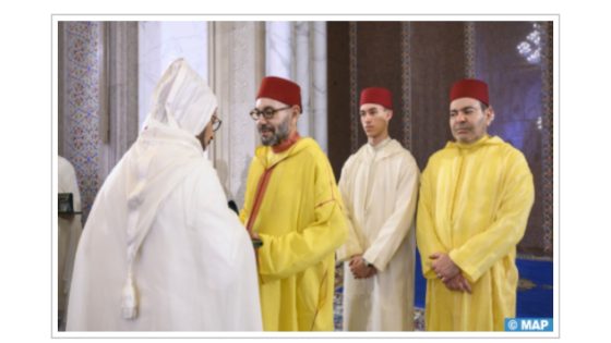 أمير المؤمنين يترأس بمسجد الحسن الثاني بالدار البيضاء حفلا دينيا إحياء لليلة القدر المباركة