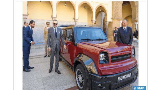 صاحب الجلالة يترأس حفل تقديم نموذج أول سيارة مغربية موجهة للعموم ونموذج أولي لمركبة تعمل بالهيدروجين بمبادرة مغربية