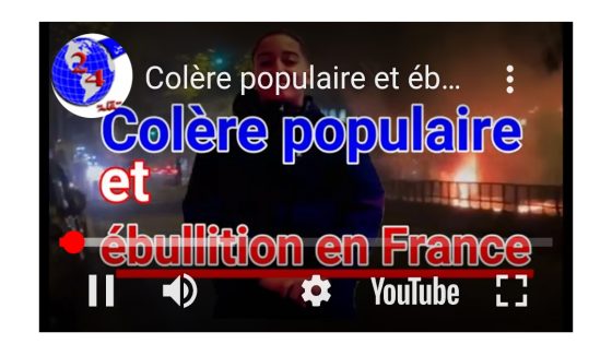 Colère populaire et ébulliation en France