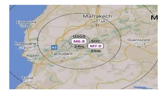 زلزال المغرب: هيئة المسح الجيولوجي الأمريكية تكشف عن عدم حدوث مثل هذه الزلازل منذ عام 1900