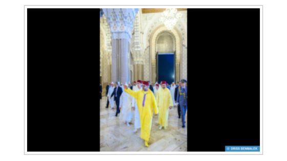 أمير المؤمنين يترأس بمسجد الحسن الثاني بالدار البيضاء حفلا دينيا إحياء لليلة القدر المباركة