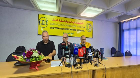 للترافع تنظيميا و تشريعيا و قضائيا حول حرمان فئة المراسلين الصحافيين و أرباب المقاولات الإعلامية من حقوقهم المشروعة، الكونفدرالية المغربية لناشري الصحف و الإعلام الإلكتروني و النقابة الوطنية للصحافة والإعلام التابعة للكونفدرالية الديمقراطية للشغل في لقاء تواصلي..