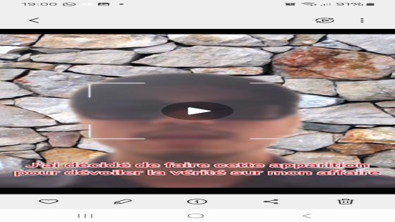 J’ai décidé de faire cette apparitionpour dévoiler la vérité sur mon affaire