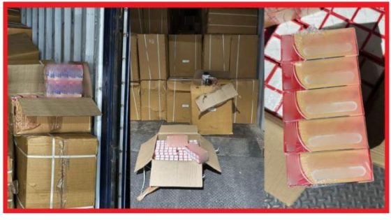 *خبر*: إِحباط محاولة لـ”تهريب مئات الآلاف ” من الأدوية المخدرة بميناء طنجة المتوسط من خلال تنسيق “أمني محكم”.