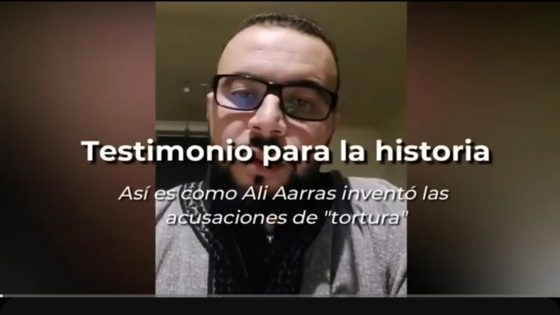 Testimonio para la historia——- Asios como Ali Aarras invento les acusaciones de ” tortura”