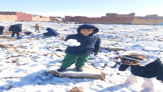 لا تسخروا من الفرح… فالثلج لا يزور كل المدن