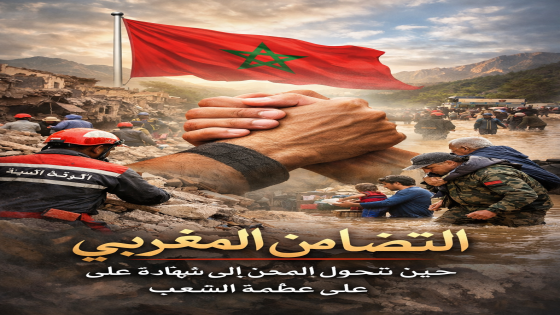 التضامن المغربي في الكوارث… حين تتكلم القيم قبل الشعارات.. زلزال الحوز وفيضانات القصر الكبير نموذجًا.