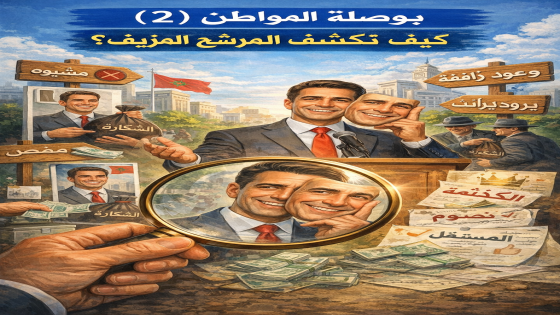 🧭 بوصلة المواطن (2)كيف نكشف المرشح المزيف؟