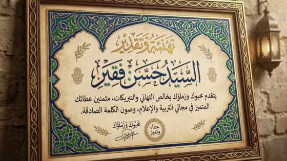 حسن فقير.. قامة تربوية وصحفية تجمع بين رسالة التعليم ونبل الكلمة