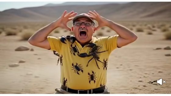 العقرب وصل.. وجيراندو حصل ووحلصافي، الحفلة سالات والماسك طاح. هاد النصاب اللي سميتو هشام جيراندو، اللي عايش على الكذوب، التسمسير، والفتنة بين المغاربة، جاك “السم” اللي غا يسكتك للأبد.